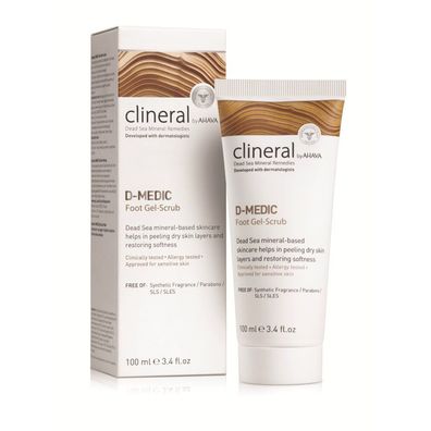 AHAVA Clineral D-Medic Fuß Gel-Scrub