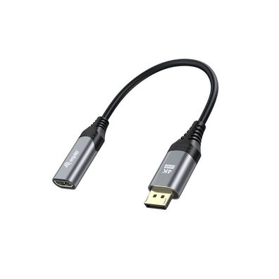 Equip Displayport->HDMI Adapter 1.2 St/Bu, 4K/60Hz grau
