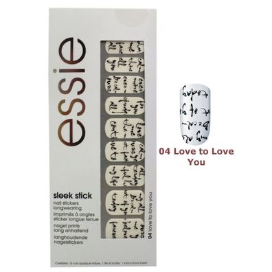 Set stickere pentru unghii Essie Sleek Stick No.04 Love To Love You