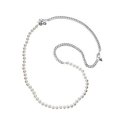 Ubn81019 Guess Necklace Half Pearl