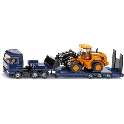 Siku SIKU 1790 MAN LKW mit Tieflader und JCB Radlader