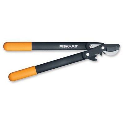 Fiskars PowerGear II Bypass Getriebe-Astschere L70 (schwarz/orange)