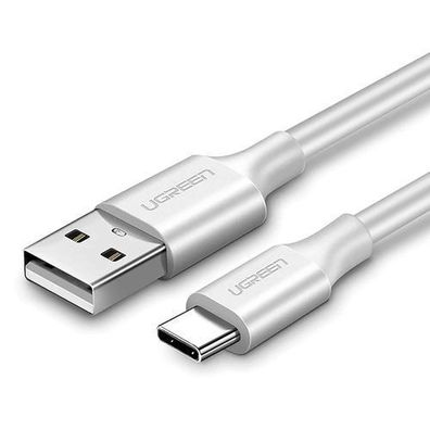 Ugreen USB-A auf USB-C Lade- und Synchronisationskabel, 3A, 1,5m, Weiß, Modell 6