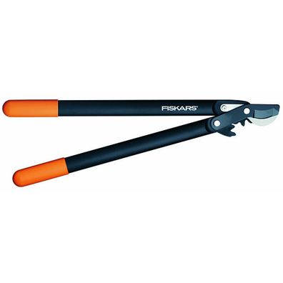 Fiskars PowerGear II Bypass Getriebe-Astschere L74 (schwarz/orange)