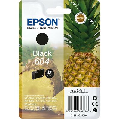 Epson 604T10G14 schwarz Tintenpatrone