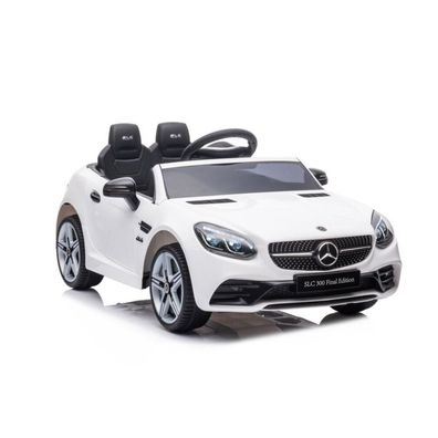 Lean Toys Elektro Kinderauto Mercedes SLC 300 zwei Motoren, LED, Musikmodul,