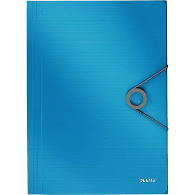 LEITZ Eckspannmappe Leitz Solid 4563 - A4 235 x 320 mm hellblau 150 Blatt PP