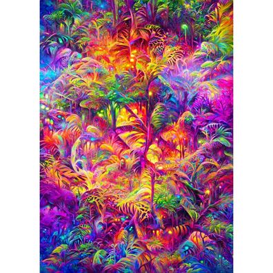 ENJOY Dschungel Wandteppich Puzzle 1000 Teile