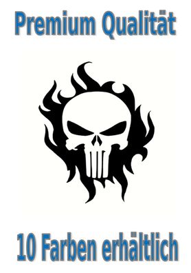 Totenkopf Aufkleber Auto Bike Glas Tuning Styling 210