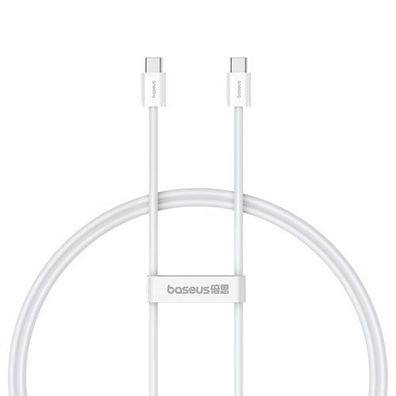 Baseus Superior USB-C auf USB-C Kabel 30W, 480Mb/s, 1m, Weiss