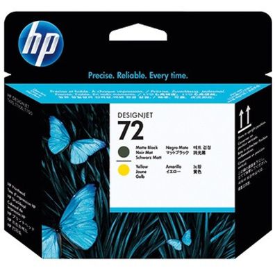 HP HP Printhead No 72 HP72 HP 72 Matt black Yellow (C9384A)