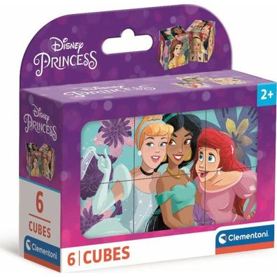 Disney Prinzessin Würfelpuzzle 6tlg
