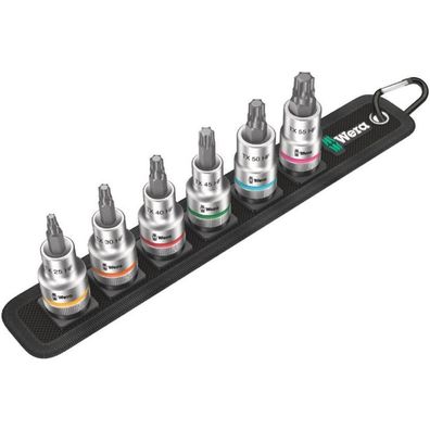 Wera Wera Belt C 3, 1/2" Bit-Nüsse Torx HF6tlg. - 003997