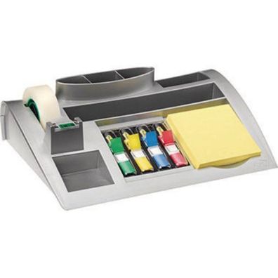 Post-it Schreibtischorganizer gefüllt silber