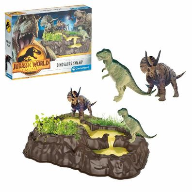 Clementoni Jurassic World 3 - Dinosaurier Sumpf, Experimentierkasten