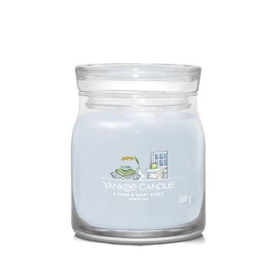 Yankee Candle A Calm & Quiet Place Signaturkerze mittel 368 g