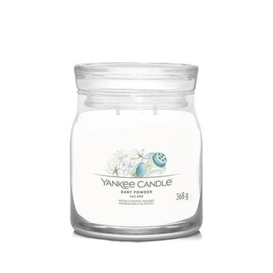 Yankee Candle Baby Powder Signatur Kerze Medium 368 g