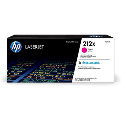 HP HP 212X Hohe Ergiebigkeit Magenta original LaserJet Tonerpatrone (W2123X)