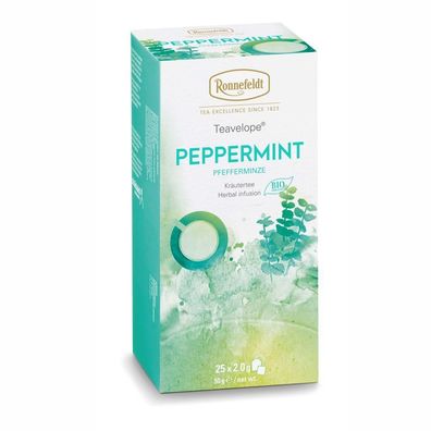 117,00 Euro/ 1 kg) Teavelope® \"Pfefferminz\" BIO - Einheit: 1 Pck