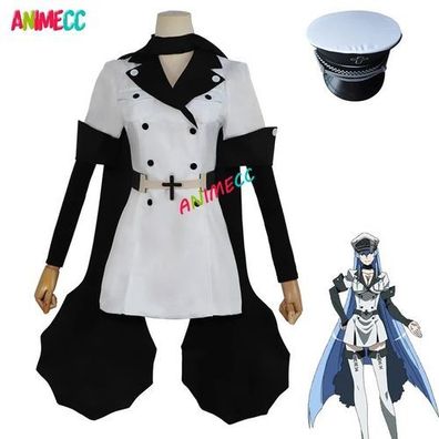 Esdeath Kostém Cosplay Anime Set Halloween Karneval Outfit Kleidung Damen