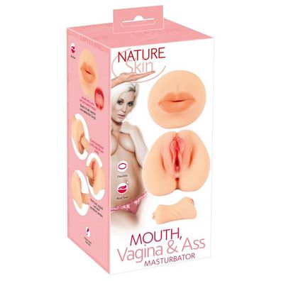 Mouth, Vagina & Ass Masturbator