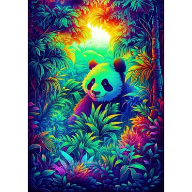 ENJOY Panda Eckpuzzle 1000 Teile