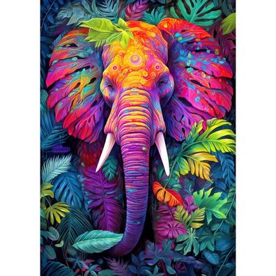ENJOY Puzzle Maskierter Elefant 1000 Teile