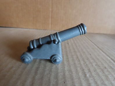 Figur kleine Kanon mit Wagen Metall ca. 4 cm H (Setzkasten)