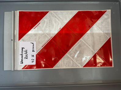 Witte Technology GmbH Warnfahnen für Hubladebühnen Rechts 1700051