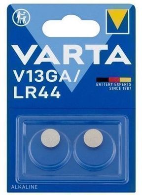 Varta Alkaline Spezialist V13GA/LR44 Batterien, 2er Pack