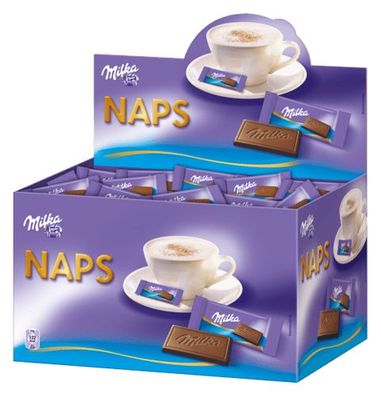 Milka Naps Alpenmilch 1,702 kg Karton (ca. 355 Stück)