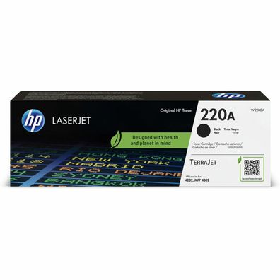 HP HP Cartridge No 220A HP220A HP 220A Black Schwarz (W2200A)