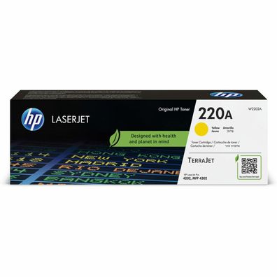 HP HP Cartridge No 220A HP220A HP 220A Yellow Gelb (W2202A)