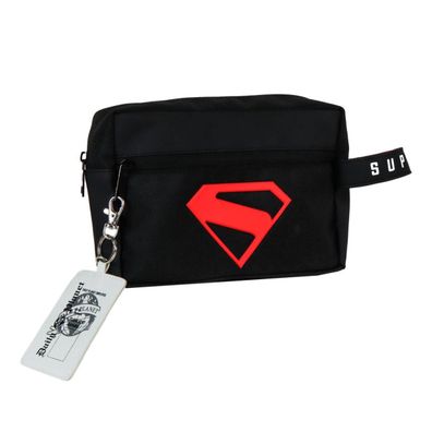 Superman Kulturtasche Kosmetiktasche Toiletry Bag, Reise Organizer