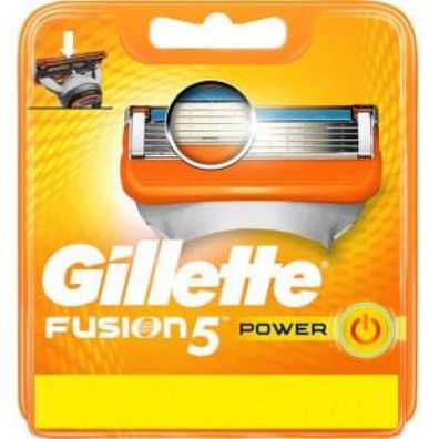 Ersatzklingen für Fusion5 Power Razor mit Anti-Friction-Klingen Gillette