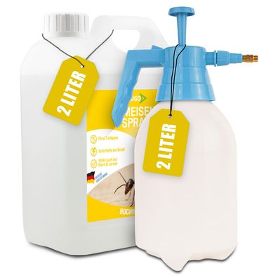 INSIGO 2L + 2L Sprüher Ameisenspray Ameisenmittel Ameisenschutz Abwehr fernhalten