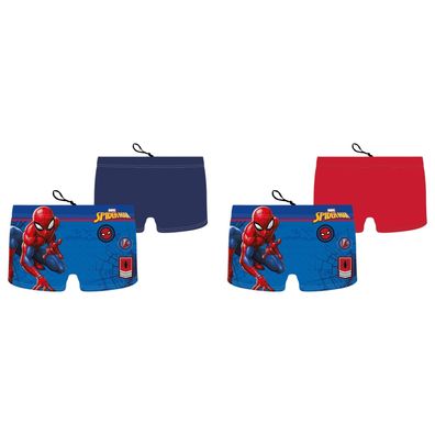 Spiderman Kinder Badeboxer 2er Set Badehose Jungen Schwimmhose Bademode