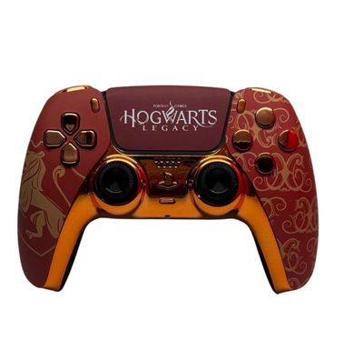 PlayStation 5 Controller / PS5 Custom Controller Design Hogwarts Gold / Scuff