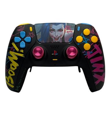 PlayStation 5 Controller / PS5 Custom Controller Design Jinx / Scuff - Aim