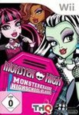 Nintendo Wii Spiel Monster High Monsterkrasse Highschool Klasse