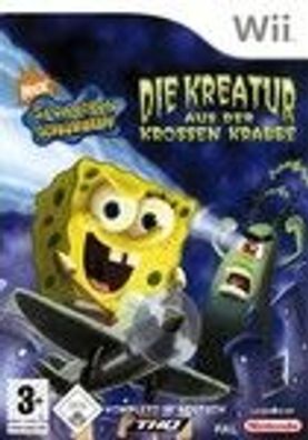 Wii Spiel Spongebob Schwammkopf die Kreatur aus der Krossen Krabbe für Nintendo Wii