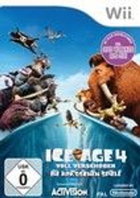 Ice Age 4 Voll Verschoben Nintendo Wii Spiel kratzerfrei