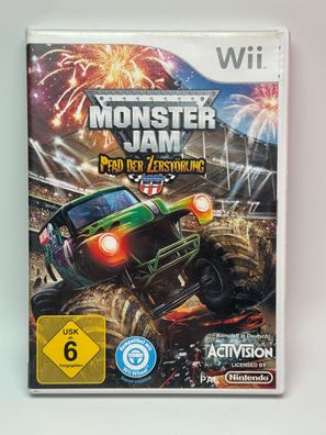 für Nintendo Wii Spiel Monster Jam Pfad der Zerstörung