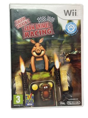 Wii Spiel Calvin Tucker's Farm Animal Racing für Nintendo Wii