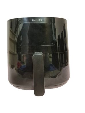 Heißluftfriteuse Airfryer Schwarz mit Korb