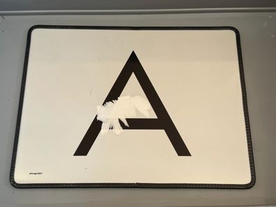 Witte Technology GmbH A-Warntafel weiß-schwarz Stahlblech (mit Kantenschutz) NEU