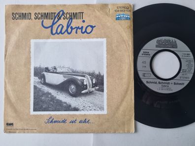 Schmid, Schmidt + Schmitt - Cabrio 7'' Vinyl Germany