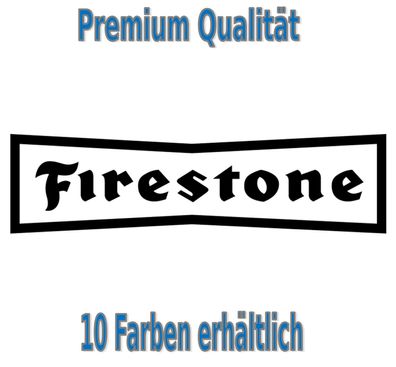 Firestone Aufkleber Auto Bike Glas Tuning Styling 255