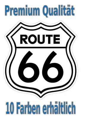 Route 66 Aufkleber Auto Bike Glas Tuning Styling 260