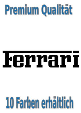 Ferrari Aufkleber Auto Bike Glas Tuning Styling 278